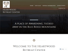 Tablet Screenshot of heartwoodhealthandyoga.com